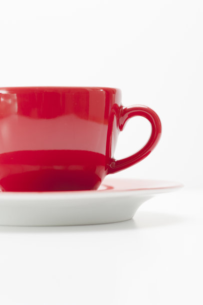 红色的咖啡杯图片下载