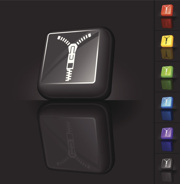 拉链3D按键设计图片下载