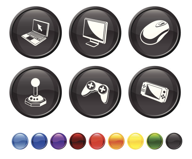 现代技术版税免费矢量图标集图片下载