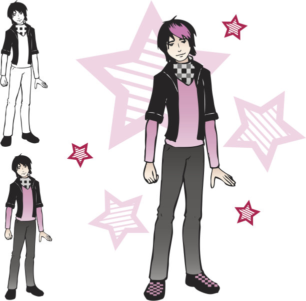 情绪摇滚男孩图片下载