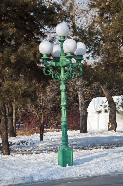 经典的灯柱图片下载