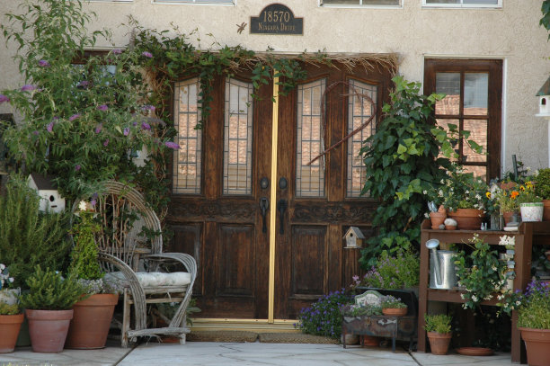 美丽的双扇门图片下载