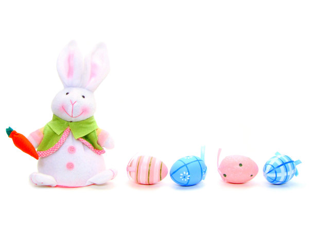 带蛋的玩具复活节兔子图片下载