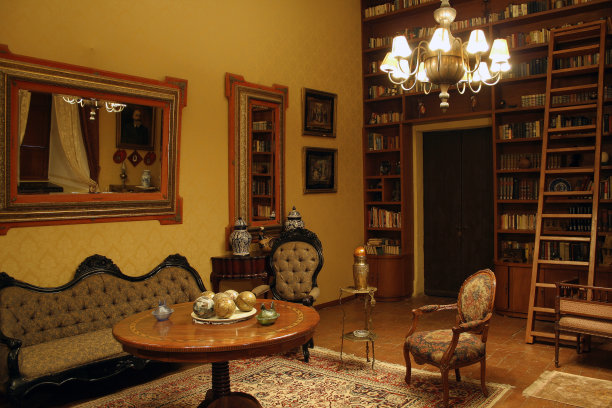 豪华别墅室内场景图片下载