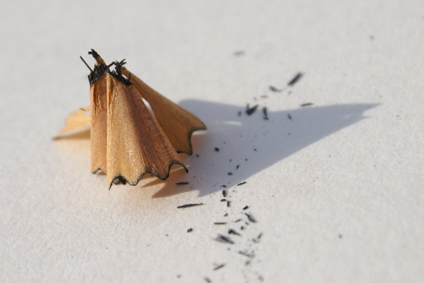 铅笔剃须和阴影图片下载