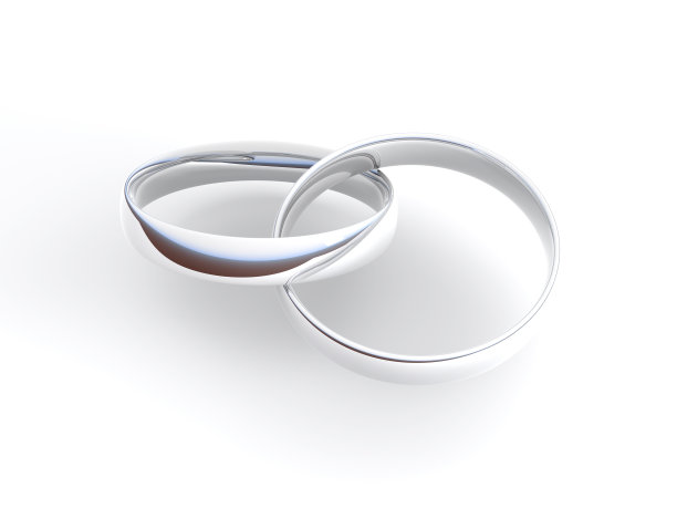 银色的订婚戒指图片下载