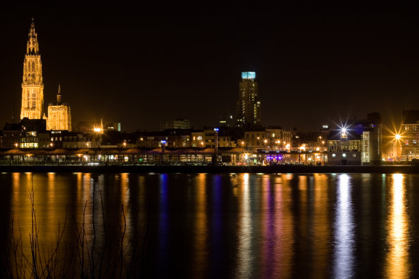 安特卫普夜间图片下载