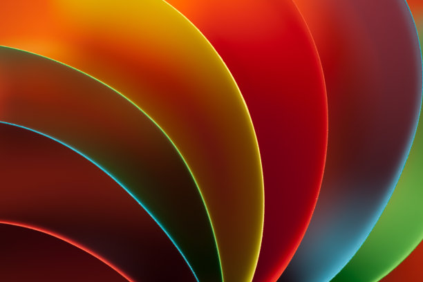 抽象的彩色纸结构在橙色的背景上图片下载