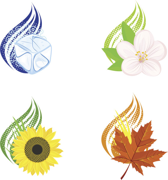 四季设计元素图片下载
