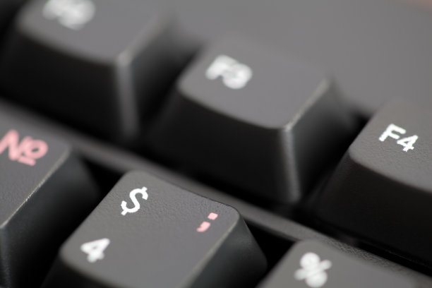 电脑键盘上的美元符号图片下载