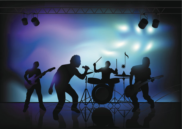 摇滚乐队演出图片下载
