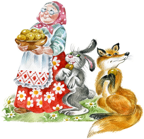 奶奶，头发和狐狸图片下载