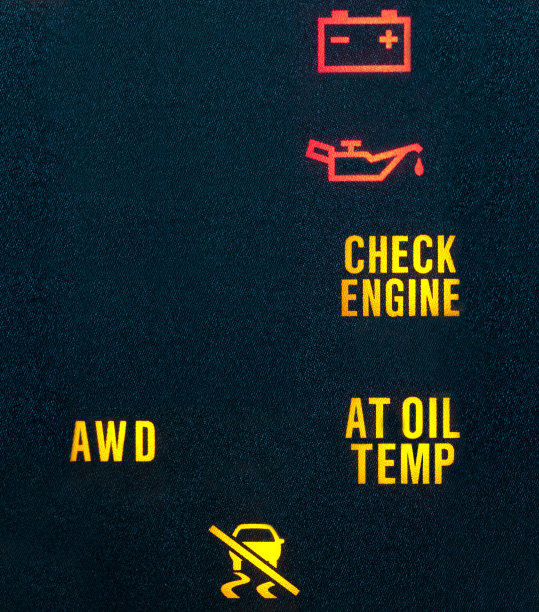 汽车仪表板警示指示器图片下载