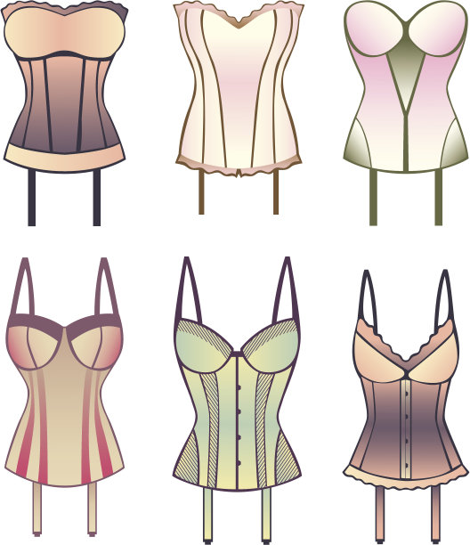 紧身内衣。图片下载