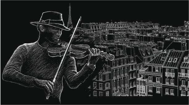 小提琴家图片下载