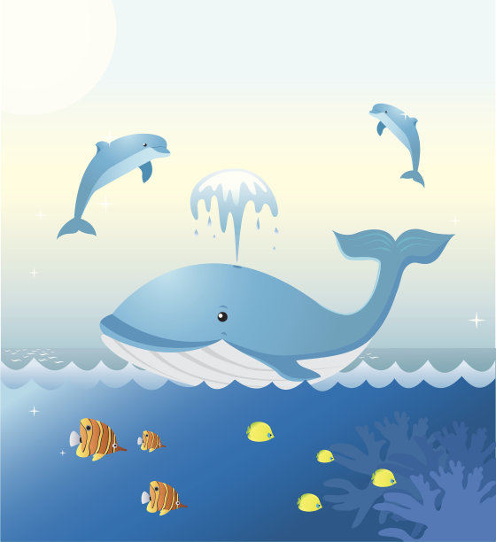 笑脸鲸鱼图片下载