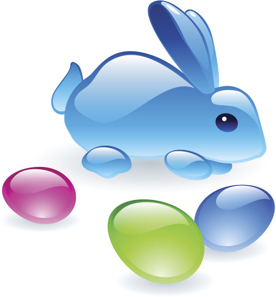 复活节兔子。图片下载