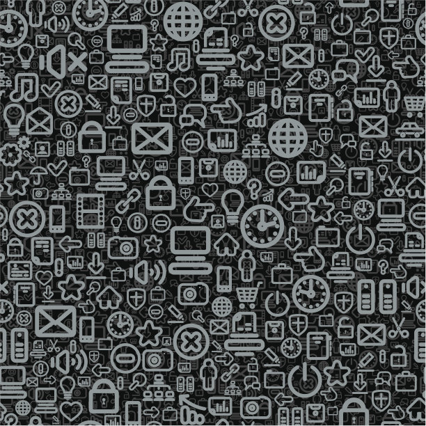 无缝社交媒体模式图片下载