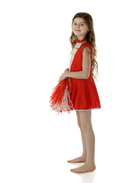 快乐的小学啦啦队长图片下载