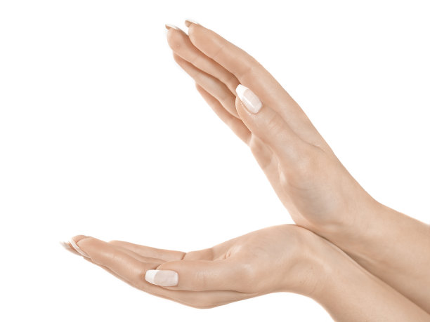 做女人的手势。护肤。女性的手臂图片下载