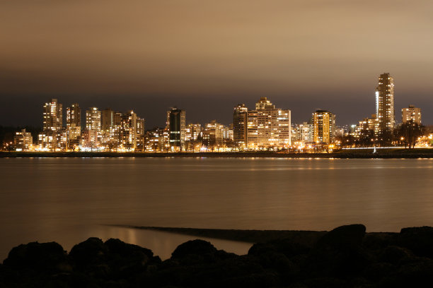 生动的海滨城市图片下载