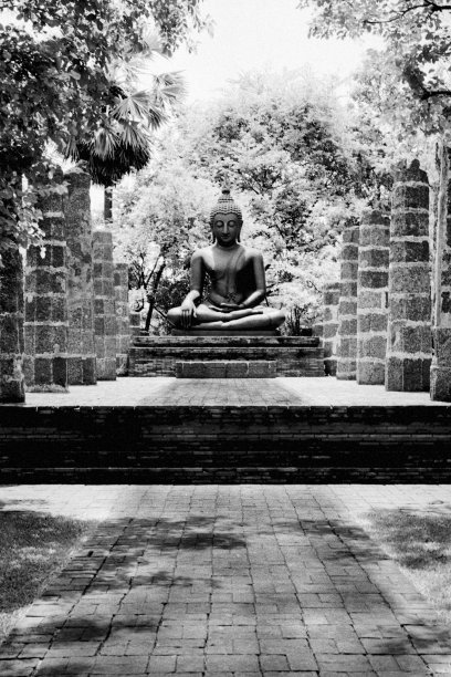 公园里有佛像图片下载