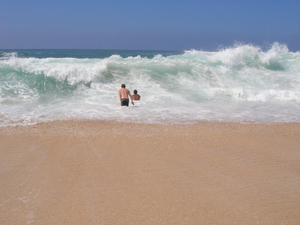 夏威夷瓦胡岛北岸日落海滩图片下载