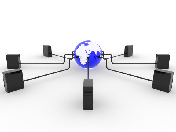 地球与服务器图片下载