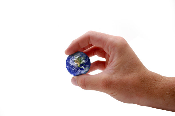 地球上的手指图片下载