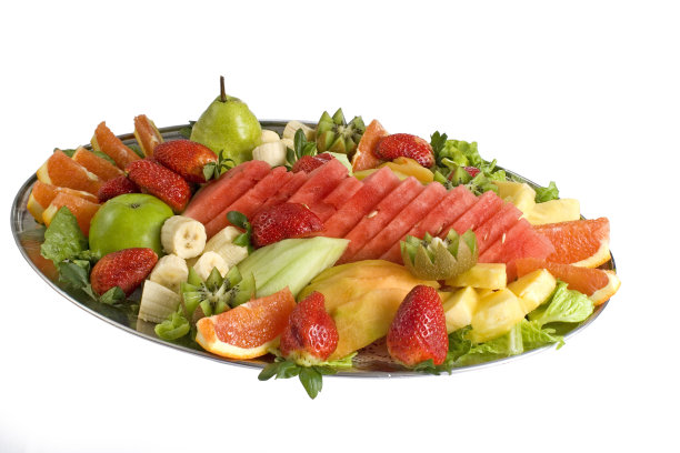 水果沙拉餐盘图片下载