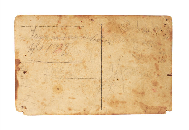 明信片背面图片下载