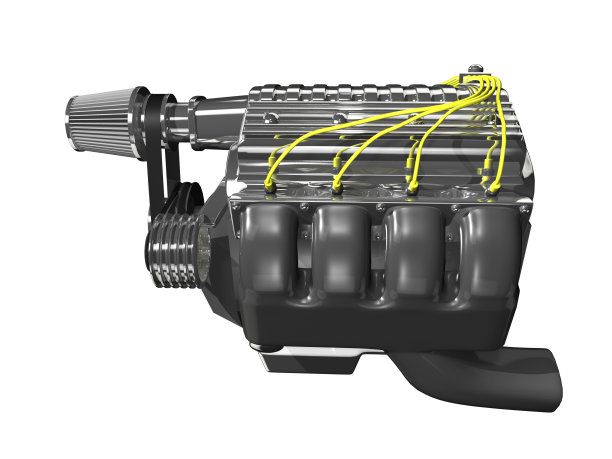涡轮增压发动机的一面图片下载