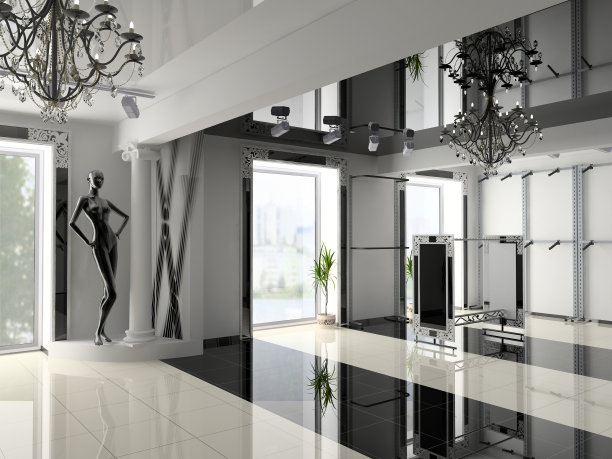 现代，干净和高端的室内设计图片下载