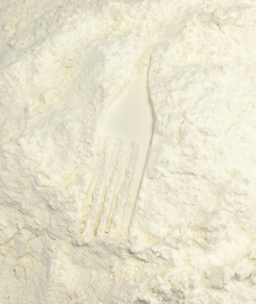 面粉叉上的印记图片下载