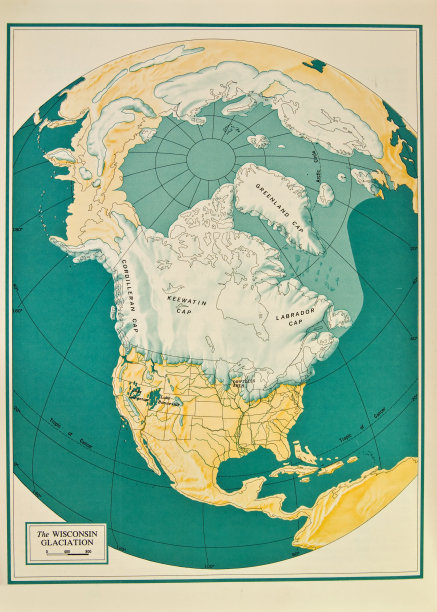 威斯康星冰川作用图片下载