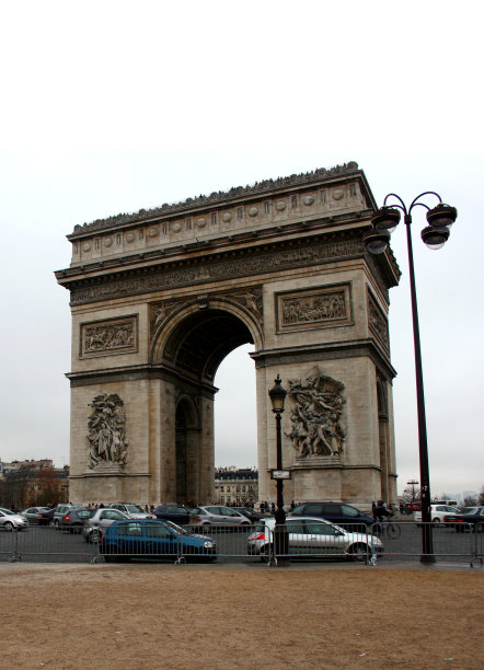 凯旋门， 巴黎图片下载