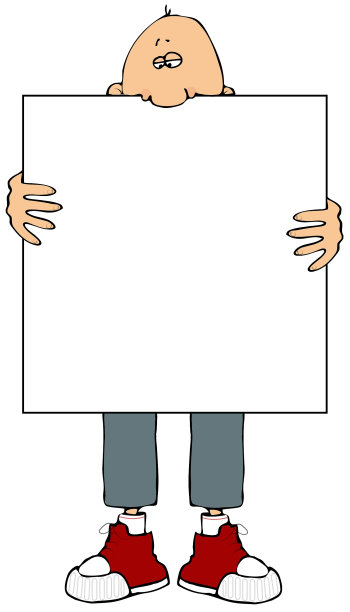 举着牌子的男人图片下载