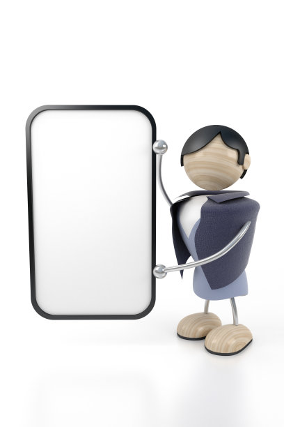 男人展示干净的平板电脑图片下载