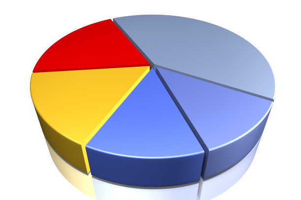 不同颜色的饼状图图片下载