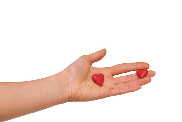 手上有一颗心图片下载