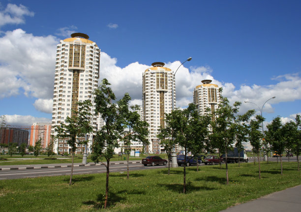 俄罗斯莫斯科上城区有三座克隆塔图片下载