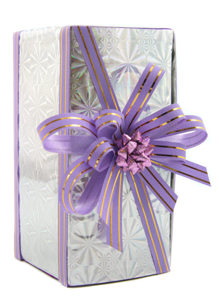 礼物孤立在白色上图片下载