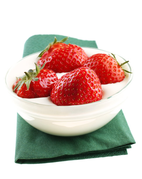 在奶油草莓图片下载