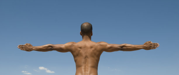 男性肌肉形态研究图片下载