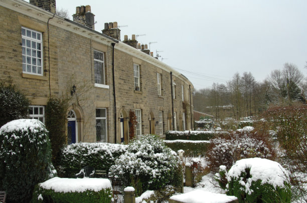 石砌的排屋图片下载