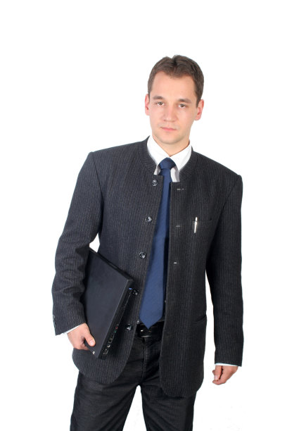 商人与笔记本电脑图片下载