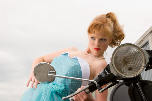 机车女孩系列图片下载