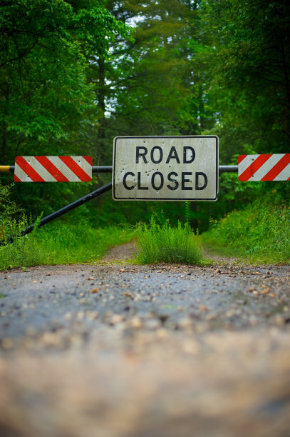 道路封闭的迹象图片下载