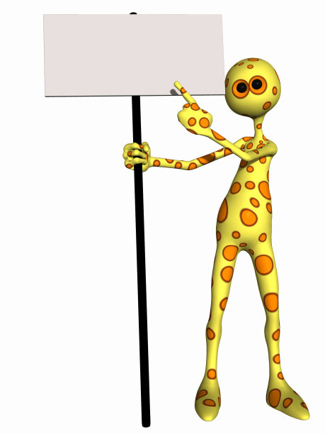 幻想卡通人物与标志图片下载