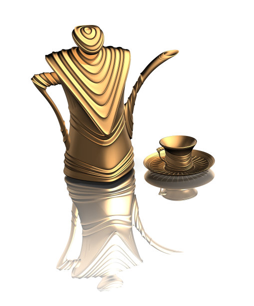 古董一套茶具图片下载